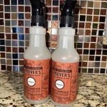 Mrs Meyer's 2 Pack Gingerbread Multi-surface Cleaner 16OZ. Fixed Price $21.99.