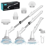 Electric Spin Scrubber Cordless With 4 Replaceable Brush Heads Adj. Fixed Price $55.35.