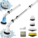 Swtroom Electric Spin Scrubber, Extendable Handle, 2 Speed Usb-c HK036-A White. Fixed Price $29.94.