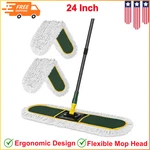 24INCH Commercial Dust Heavy Duty Dry Wet Mops Broom For Hardwood Floor. Fixed Price $35.78.
