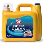 Plus Oxiclean Max Force Deep Stain Detergent, Sparkling Clean, 150 Fl Oz. Fixed Price $23.96.