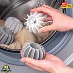 3 Pcs Reusable Silicone Laundry Ball Pet Hair Remover Washing Machine Tool. Fixed Price $8.99.
