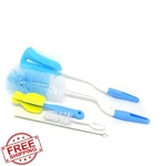 Honbay 5PC Bottle Cleaner Kit, Teat And Straw Brushes, Rotating. Fixed Price $20.00.