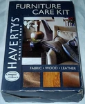 New Havertys Makes Home Furniture Care Gold Kit Fabric - Wood Leather. Fixed Price $72.00.
