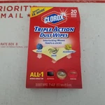 Clorox Triple Action Dust Wipes - White Sealed 20 Count New. Fixed Price $23.16.