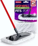 Vanduck 100% Cotton Pad Terry Cloth Refills 15X8 Inches, 2 Pack (mop Is N.... Fixed Price $22.17.