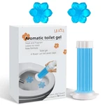 Yuco Toilet Stamps Floral-shaped Bowl Cleaner Gel, Ocean Scent, Pac. Fixed Price $13.34.