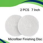 7" Premium Microfiber Disc Polishing Pad For Swirl Removal Wax Protection 2PCS. Fixed Price $21.60.