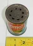 Vintage 1960S Comet Cleanser Sample Size Metal Container. Fixed Price $53.40.