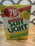 Vintage Sun Light Automatic Dishwasher Powder Lemon Detergent 50 Oz Prop. Fixed Price $15.99.