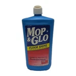 Vintage Mop & Glo Floor Shine Cleaner Quart Bottle Full L2035-1. Fixed Price $29.99.