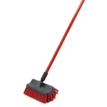 Libman Commercial 532 10" Dual Surface Floor Scrub Brush W/ 60" Red Steel Handle. Fixed Price $23.63.