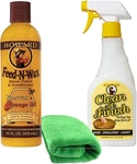 Howard Feed Wood Restorer And Beeswax Polish Plus Clean Finish S.... Fixed Price $43.30.