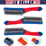 Heavy Duty Stainless Steel Wire Brush With Plastic Handle For Removing Rust Dirt. Fixed Price $7.69.