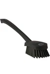 Vikan 41869 Hand-held Brush Polypropylene Polyester Bristle 15-3/4"BLACK. Fixed Price $20.00.