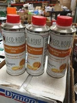 3 Cans, Eco-house 115 Xtra Mild Paint Thinner Citrus Scent, 16 Oz. Tpr. Fixed Price $41.65.