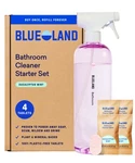 Blueland Bathroom Cleaner, Starter Set, Eucalyptus Mint Scent, 5 Piece. Fixed Price $35.11.