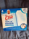 Mr. Clean Magic Eraser Original 4 Pack - New Box. Fixed Price $14.99.