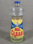 Vintage 1950'S Mr. Procter & Gamble Giant Size Cleaner Glass Bottle Empty. Fixed Price $59.99.