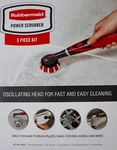 Rubbermaid Power Scrubber Oscillating Head, Batteries Included, 5-PIECE Kit. Fixed Price $32.98.
