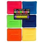 Jetz-scrubz Kitchen Scrubber Sponges Rainbow Fashion Colors Rectangle, Pack Of 6. Fixed Price $23.99.