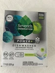 Seventh Generation Power+ Dishwasher Detergent Packs With Rinse Aid - 15. Fixed Price $8.98.