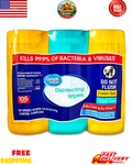 Great Value Multipack Scent Disinfecting WIPES2, 105 Count. Fixed Price $9.89.