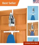 Wire Over The Door Ironing Caddy - And Board Storage Organizer,w.... Fixed Price $23.99.