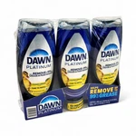 Dawn Platinum Ez- Squeeze Liquid Dish Soap, Lemon Scent, 61.5 Fl Oz 3 Pack. Fixed Price $11.28.