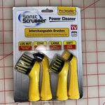 As Seen Tv Sonic Scrubber Pro Detailer Power Cleaner Interchangeable Brushes. Fixed Price $9.99.