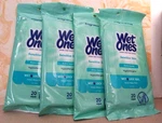 4X - Wet Ones Sensitive Skin Extra Gentle Unscented Hand & Face Wipes 20CT. Fixed Price $6.00.