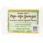 Trader Joe Eco Pop-up Sponges, Biodegradable & Reusable, 12 Pack. Fixed Price $15.78.