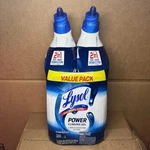 New Lysol Power Toilet Bowl Cleaner Atlantic Fresh 24 Oz 2-PACK (48 Total). Fixed Price $7.99.