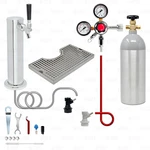 1 Tap Single Tower Ball Lock Home Brew Kegerator Keezer Bar Conversion Kit!. Fixed Price $223.99.