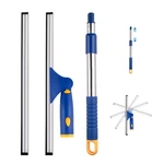 Ittaho 14" Shower Squeegee For Glass Doors, All-purpose Extendable Blue. Fixed Price $28.50.