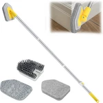 Baseboard Cleaner Tool With Long Handle 3 Reusable Cleaning Brush Pads, 52 Sho. Fixed Price $28.36.