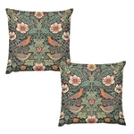 William Morris Pillow Case,polyester Sofa Throw 18" X (pack 2) STYLE-14. Fixed Price $36.06.