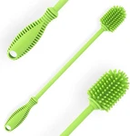 Silicone Bottle Cleaning Brush With Long Handle, 12.5" Water Green. Fixed Price $12.63.