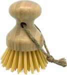 Bamboo Vegetable Palm Brush, Round Scrubber For Pots, Pans: 1 Pack. Fixed Price $10.99.