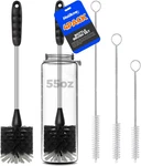 Holikme Bottle Brush Cleaner Set, 14" Long Handle Stainless Steel. Fixed Price $9.60.