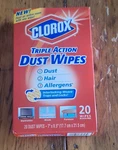 Clorox Triple Action Dust Wipes *sealed* Count Pack Of Discontinued 2014. Fixed Price $20.00.