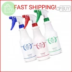 Uineko Plastic Spray Bottle (3 Pack, 24 Oz, Colors) Heavy Duty All-purpose Emp. Fixed Price $17.43.