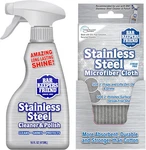 Bar Keepers Friend Stainless Steel Cleaner And Polish Spray (16 Oz) Plus Micro. Fixed Price $27.47.
