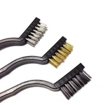 Yxq 3PCS Wire Clean Brush Set With Handle Black Plastic For Home. Fixed Price $11.99.