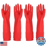 Yslon Rubber Cleaning Gloves Kitchen Dishwashing 2-PAIRS And. Fixed Price $20.00.