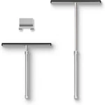 Shower Squeegee With Long Handle Adhesive Hook. For Glass Doors, Tile Walls,. Fixed Price $66.95.