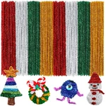 Glitter Pipe Cleaners 12IN Colorful Chenille Stems For Diy Crafts Decorations. Fixed Price $11.99.