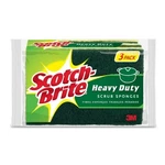 3M HD3 Heavy-duty Scrub Sponge 4.5"X2.8" Yellow/green 3/PACK. Fixed Price $14.01.