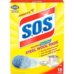Sos Steel Wool Scouring Soap Pad 18 -pack. Fixed Price $9.57.