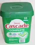 Cascade Complete Dishwasher Detergent With Dawn 93 Actionpacs Fresh Scent. Fixed Price $26.00.